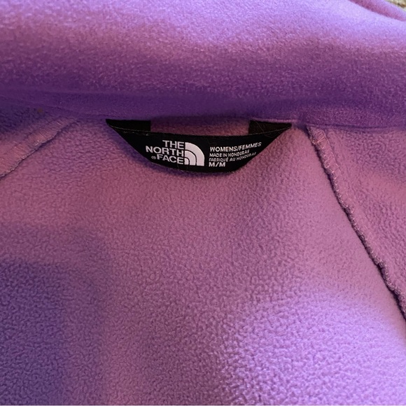 The North Face women’s M Jacket Purple fitted zipper front bottom drawstring - Picture 8 of 9